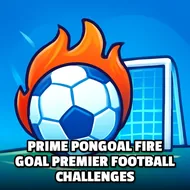 Prime Pongoal Fire Goal Premier Football Challenges - Physics Soccer game